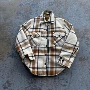 Vintage 60s 70s Sears Sherpa Lined Flannel